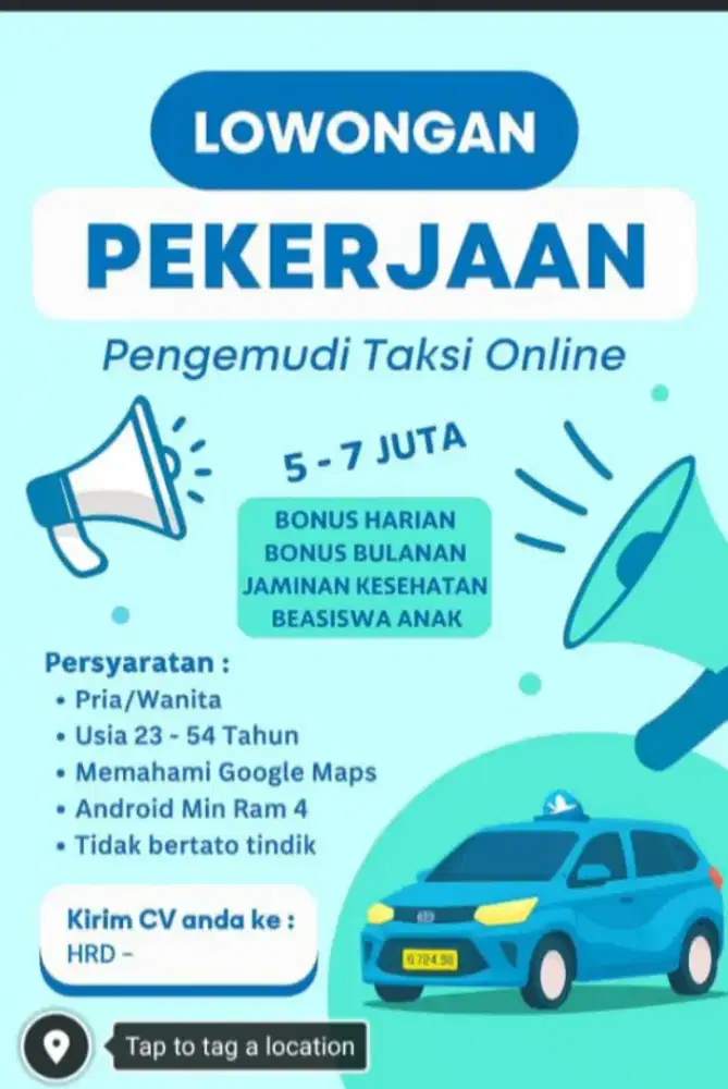 Lowongan driver Bluebird