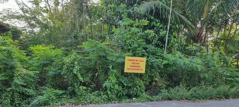 DIJUAL TANAH PINGGIR JALAN (nego)