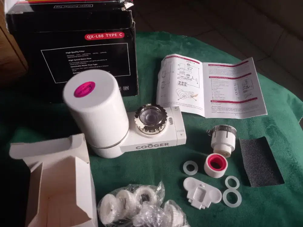 Water Purifier Tap,QX L88 type C,baru blum pernah dipakai,saring air.