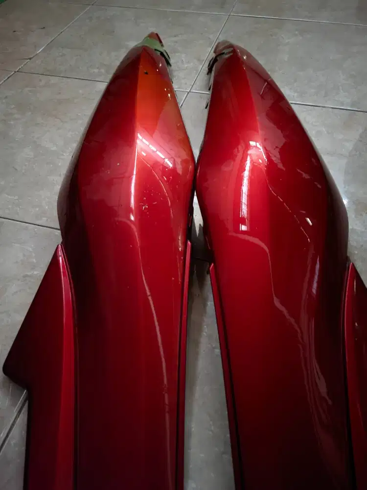 Body Samping Kanan Kiri Kawasaki Kaze ZX 130 Merah
