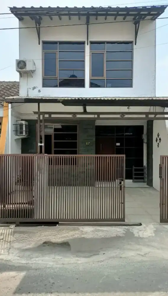Rumah 2 lantai semi furnished bisa kantor kecil di kembar Moh Toha