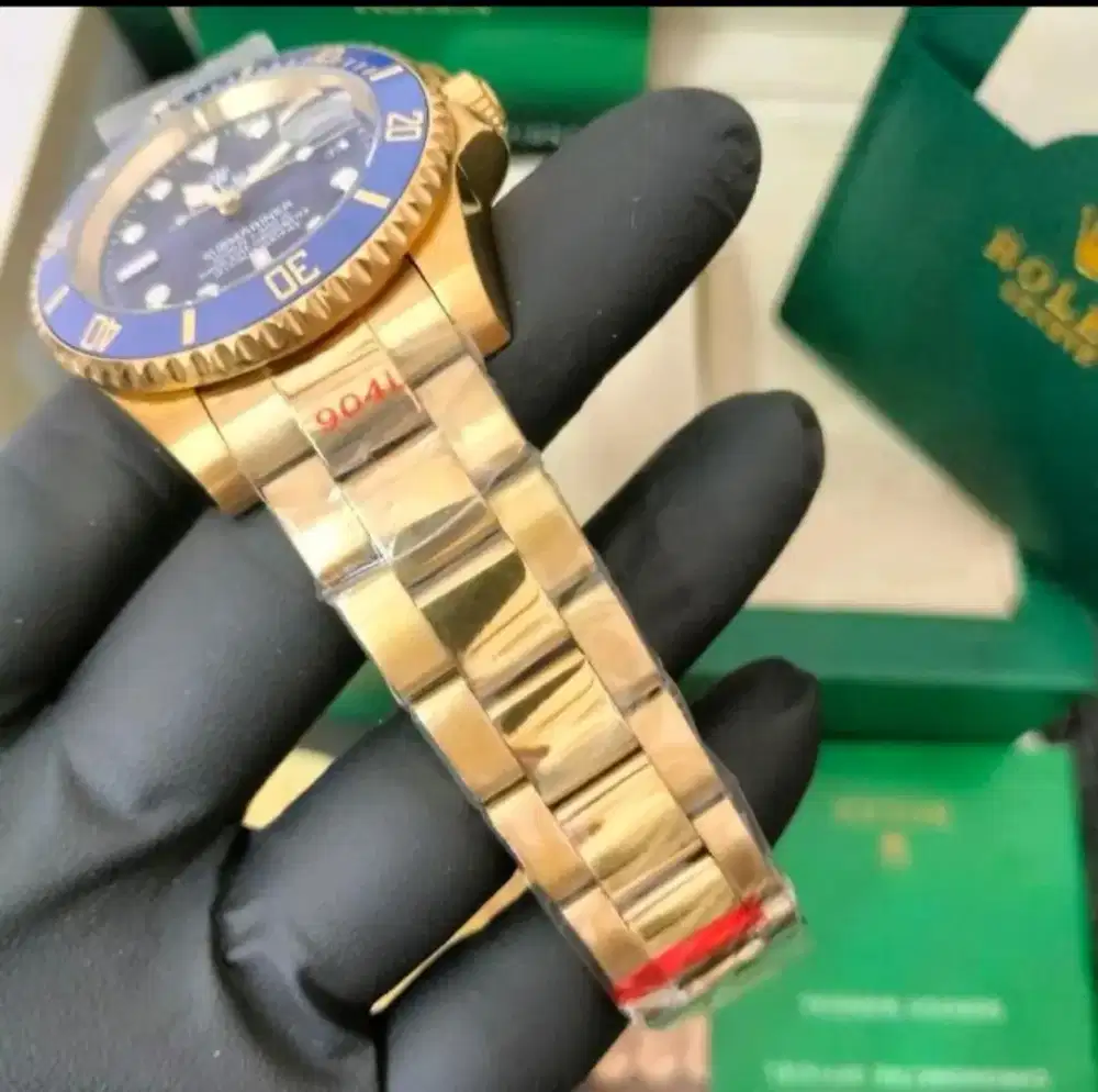 Jam watch 41mm gold with box