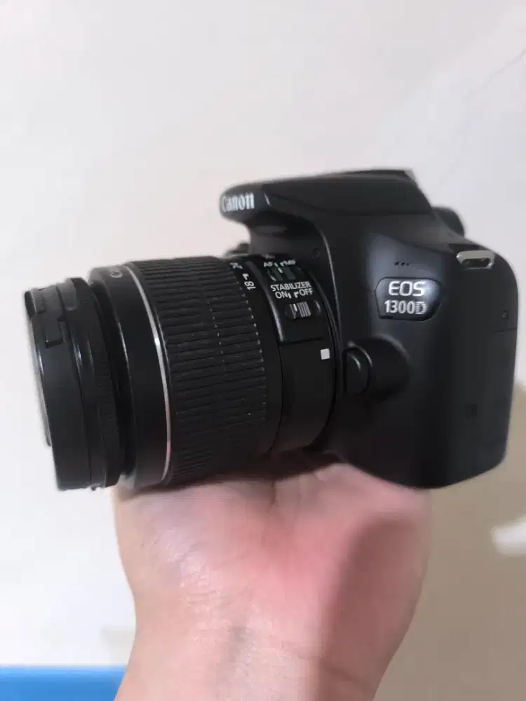 Canon 1300D kit 18-55mm + fix 50mm STM Fullset Like new