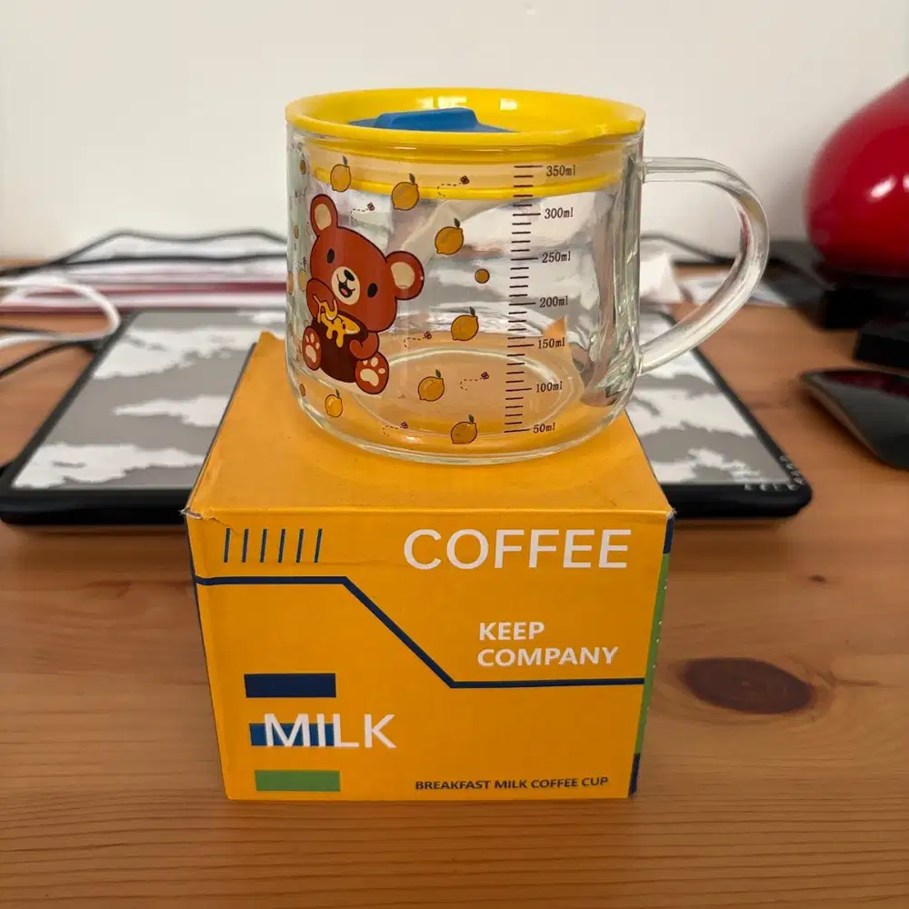 Breakfast Milk Coffee Cup Training Glass Baby