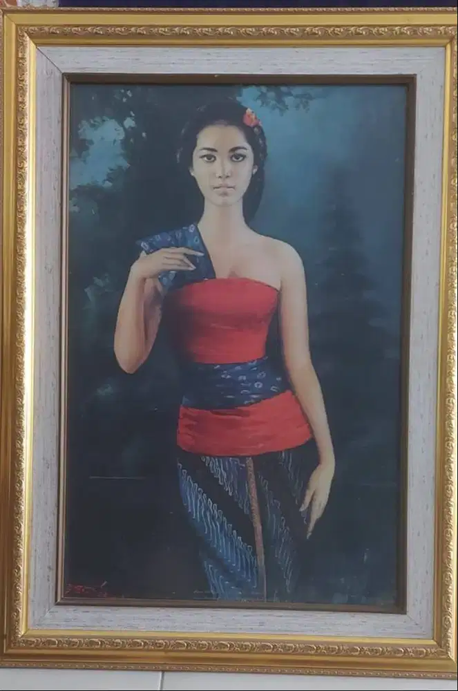 Jual photo Lukisan Wanita Bali