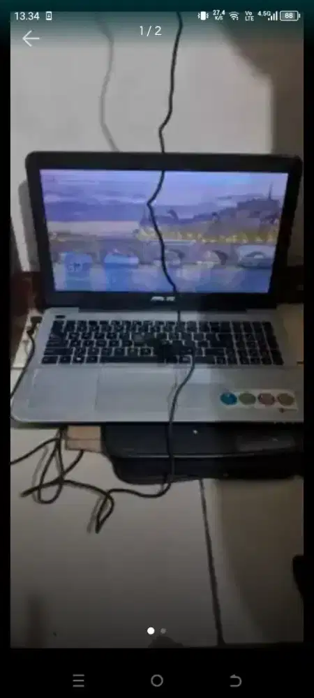 JUAL MURAH LAPTOP ASUS MSH MENYALA GAK MATI MSH BS DIPAKE MSH LAYK PKE