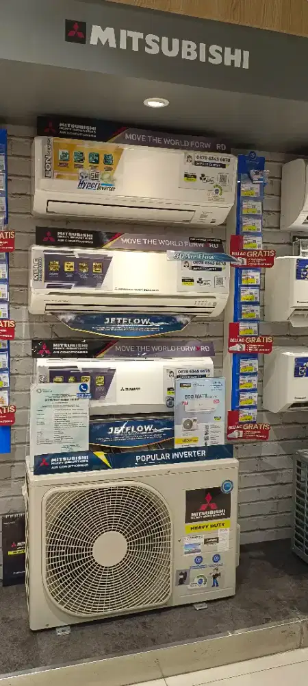 AC MITSUBISHI 1 PK STANDAR (KREDIT TANPA DP)