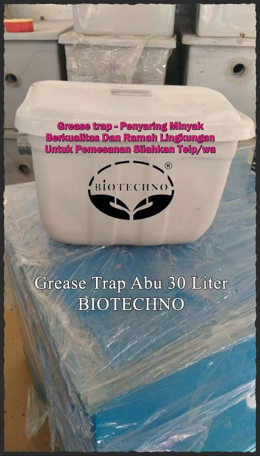 grestrep - gres trep - grease trep frp - penyaring minyak