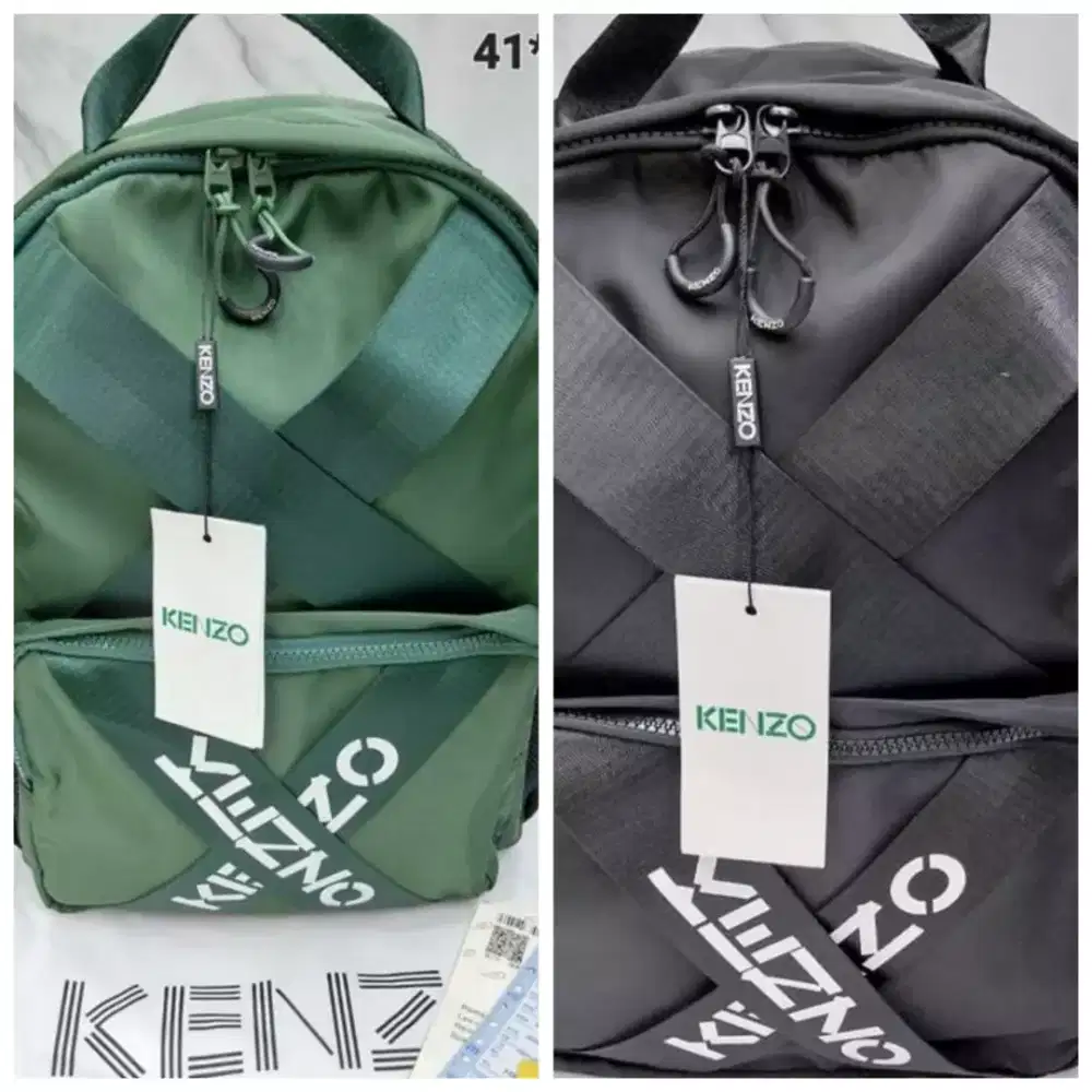 Tas ransel backpack pria kenzo black or green