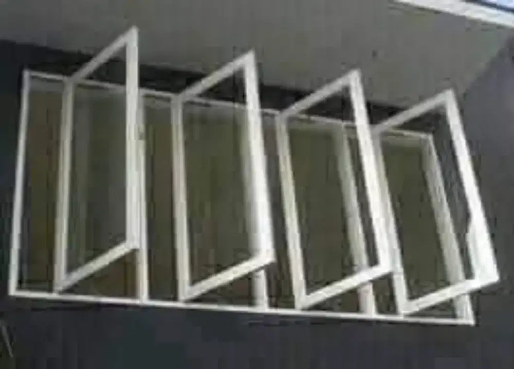 Jendela alumunium kaca