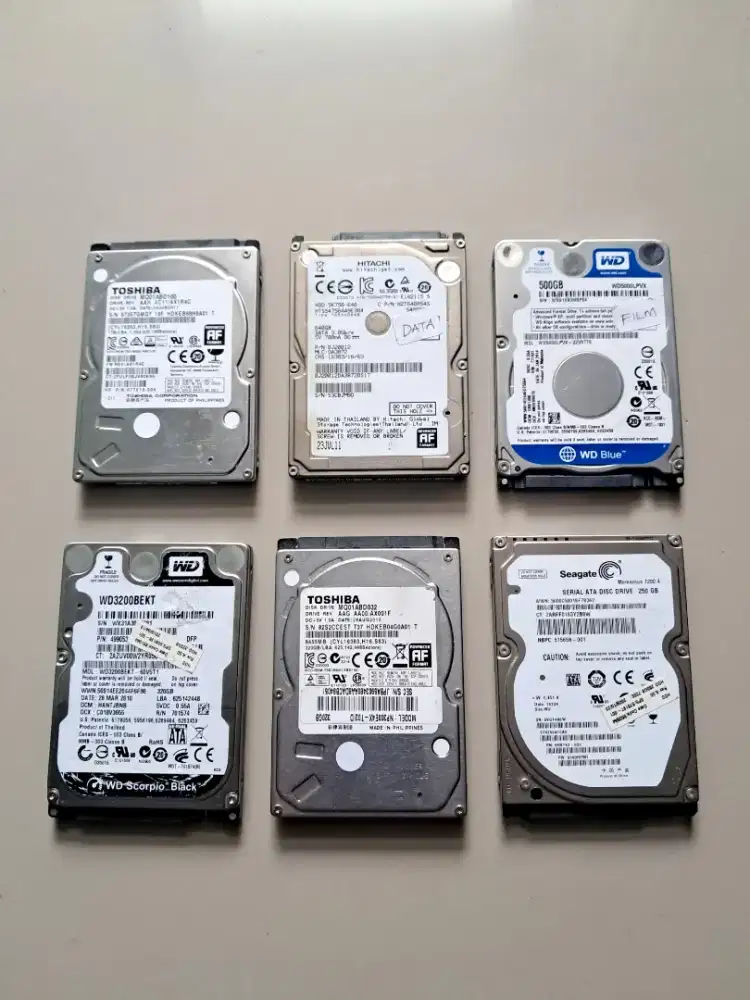 Harddisk HDD Laptop Ori Bawaan Laptop