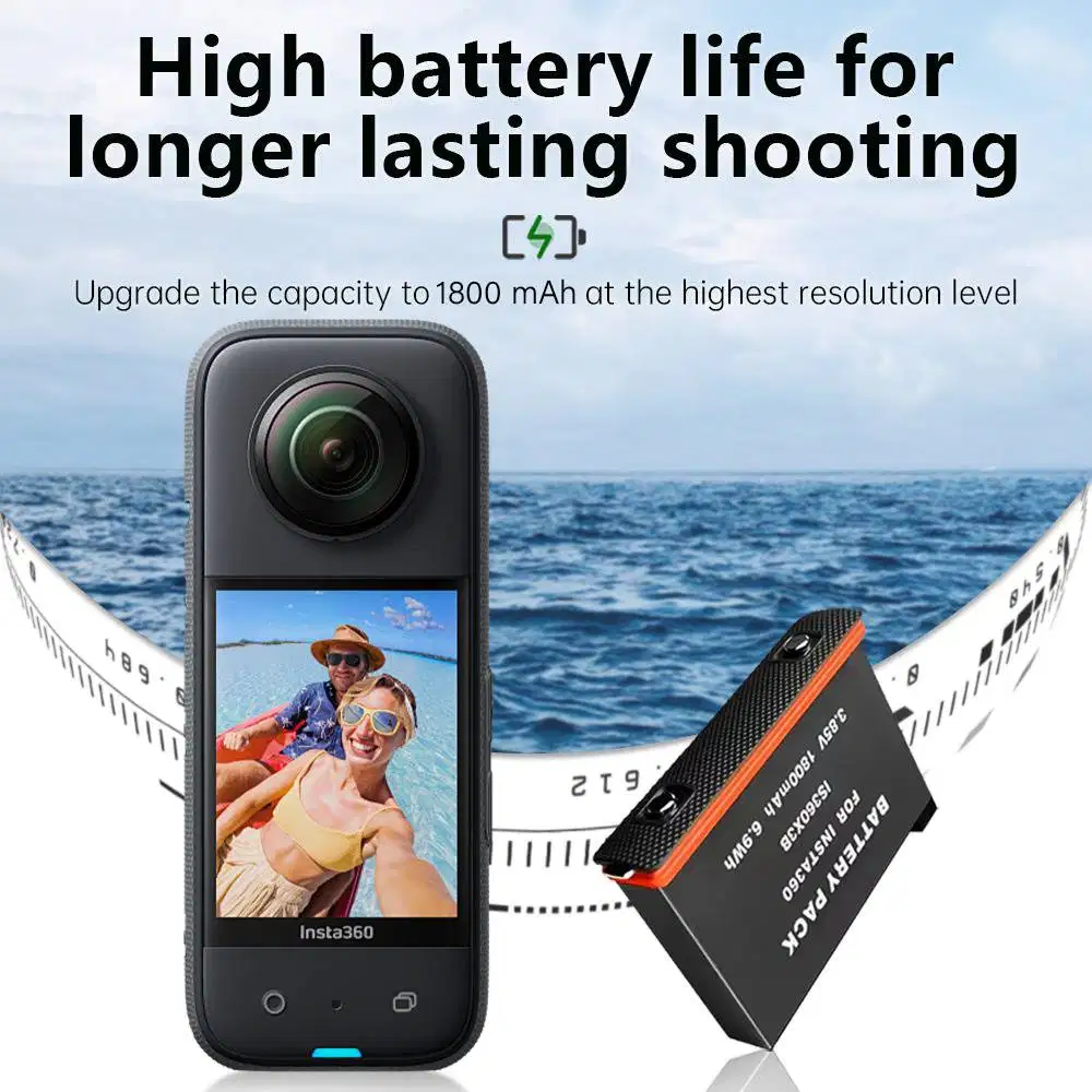 Battery Baterai Insta360 X3 X4 Replacement Battery Pack 1800mAh / 2500