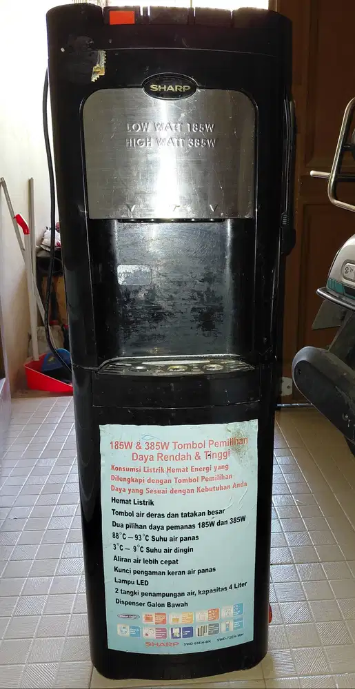 Dijual Dispenser Sharp SWD-68EH hot dan cold second murah