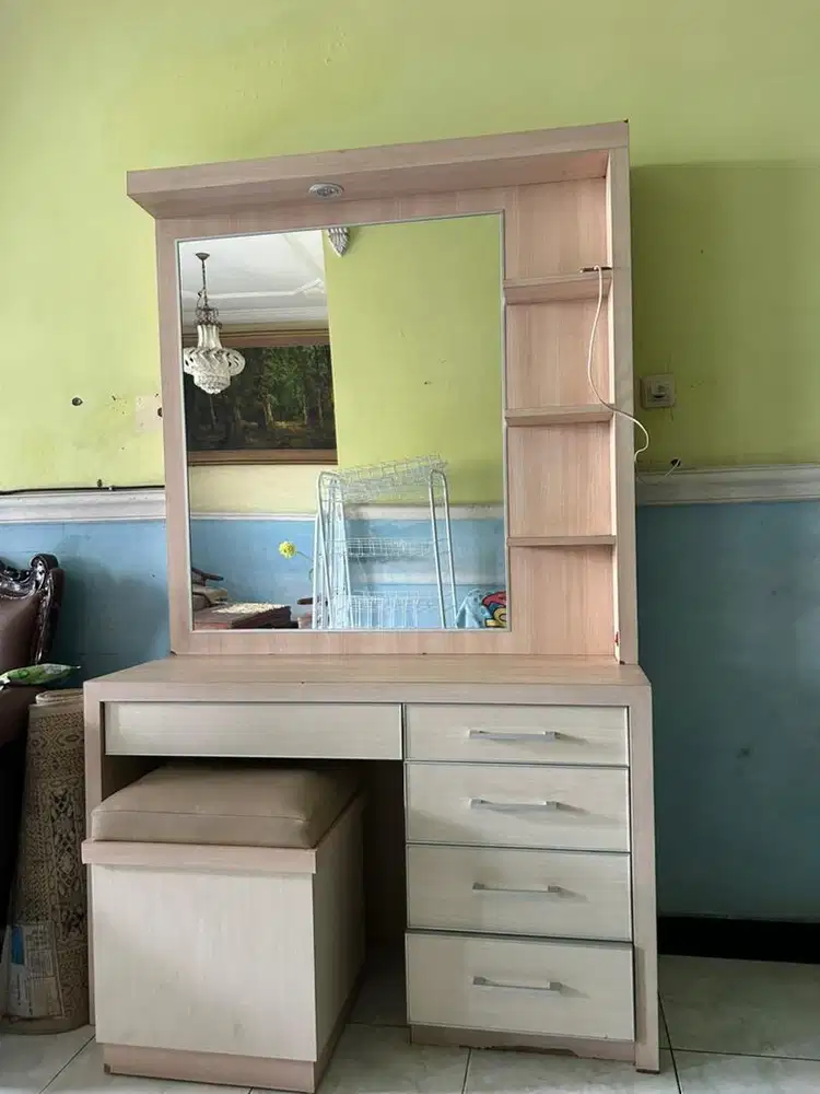 Meja rias bahan kayu triplek PREMIUM furniture minimalis