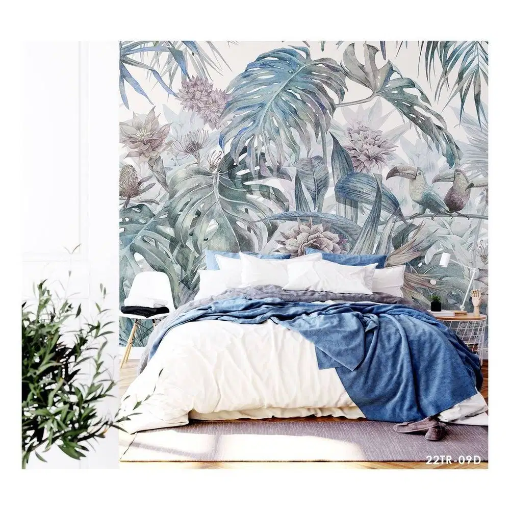 Wallpaper Dinding 3D Custom Desain Korden Gorden Vitrase