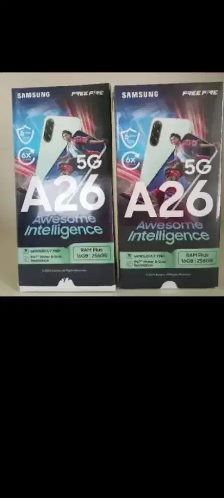 Samsung Galaxy A26 5G 256gb ram 8gb dan8/128 resmi