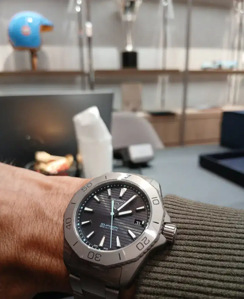 Tag Heuer Aquaracer Solargraph Titanium