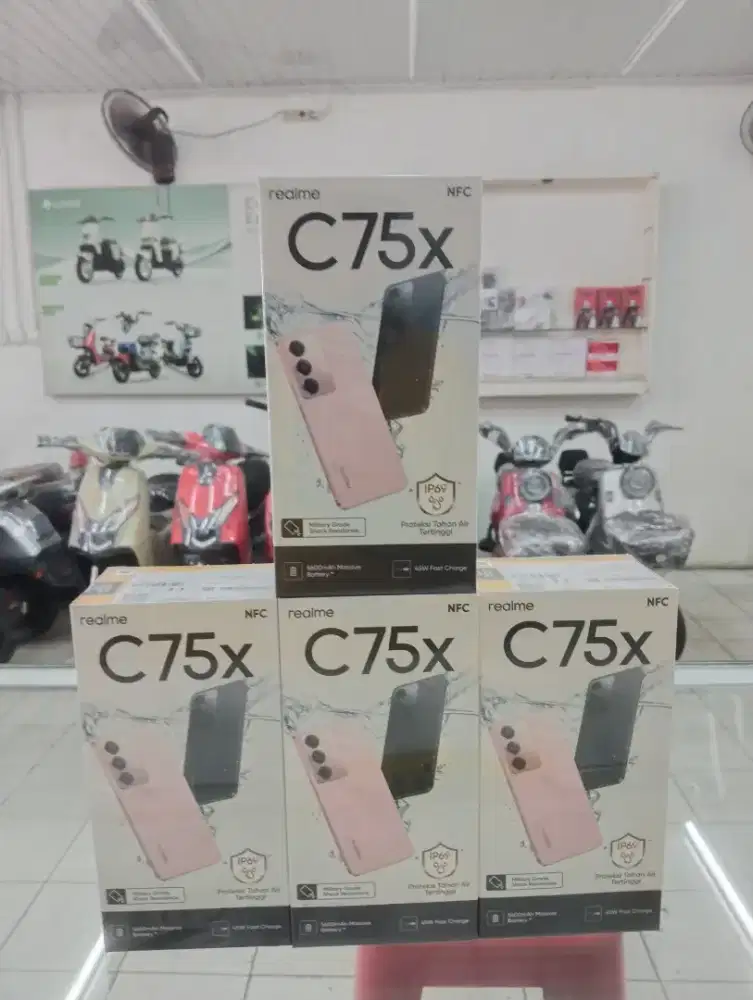 Promo WOW Realme C75x NFC (8+16/128) Promo hp baru, segel dan murah