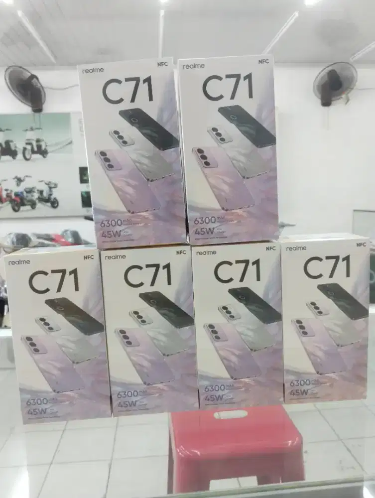 Promo WOW Realme C71 NFC (4+8/128) Promo hp baru, segel dan murah