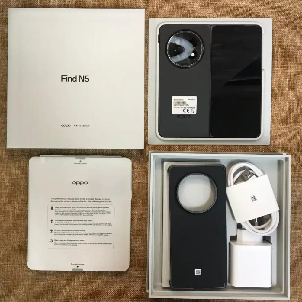 Oppo Find N5 Fold 5G 16/512GB Cosmic Black Super mulus Garansi Mei 26