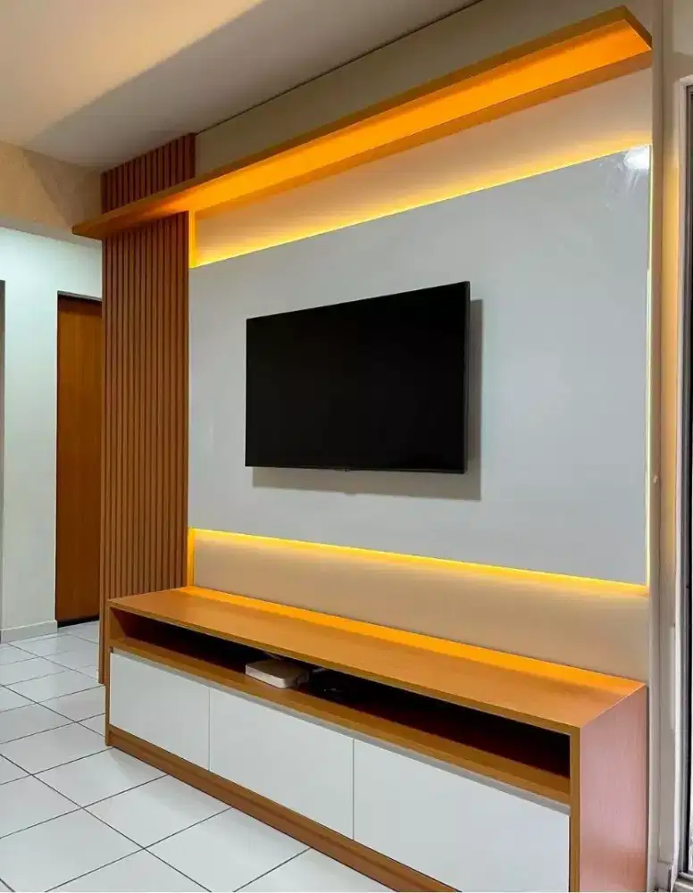 Begdrop tv hpl minimalis