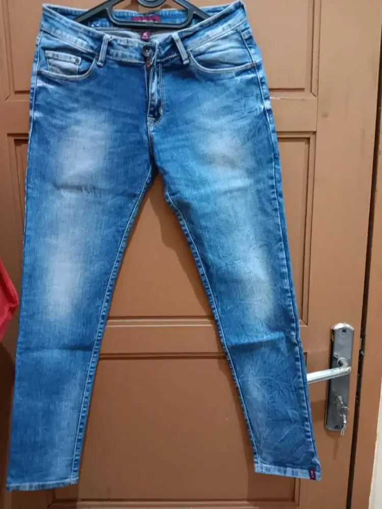 Paket Celana jeans branded AKO, C2, Logo, & popeye