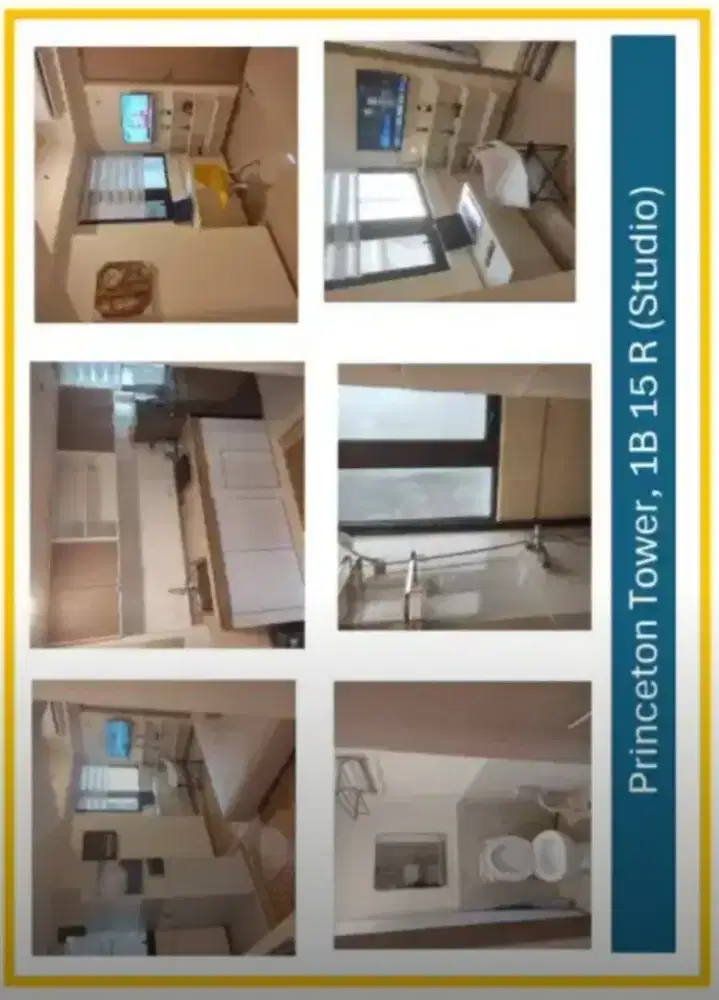 Apartment studio Meikarta tower princeton district1