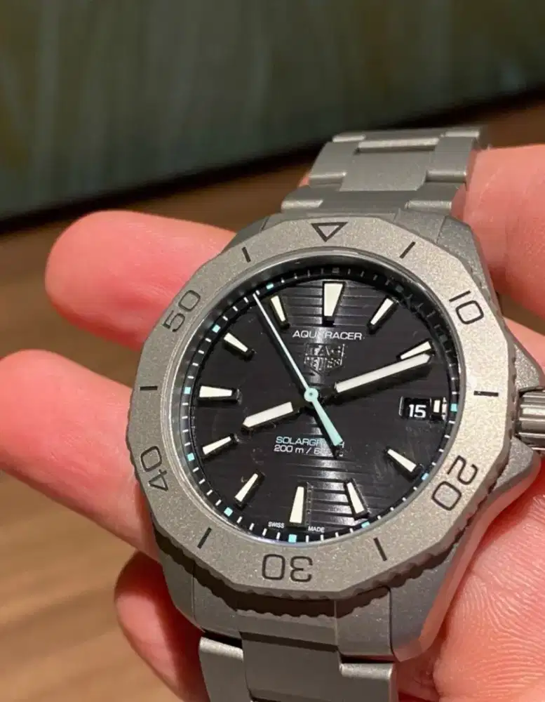 BNIB Tag Heuer Aquaracer Solargraph Titanium WBP1180.BF0000