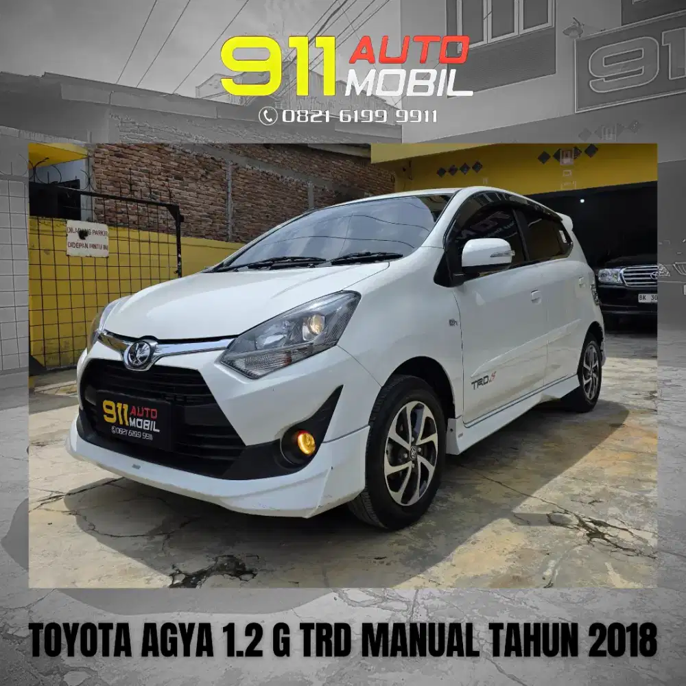 [ ODO 9 RIBU ] TOYOTA AGYA 1.2 G TRD MANUAL TAHUN 2018