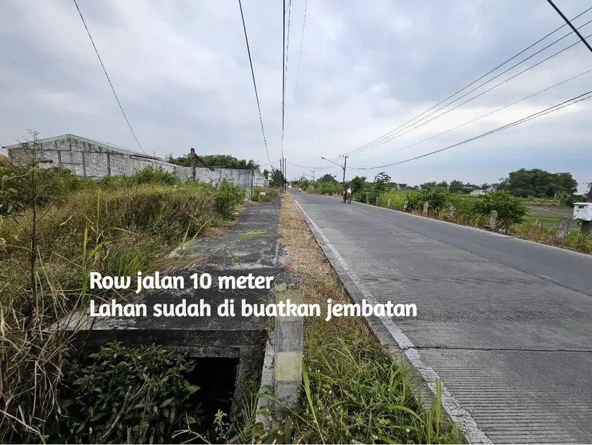 Lahan plot gudang dan perumahan benjeng gresik