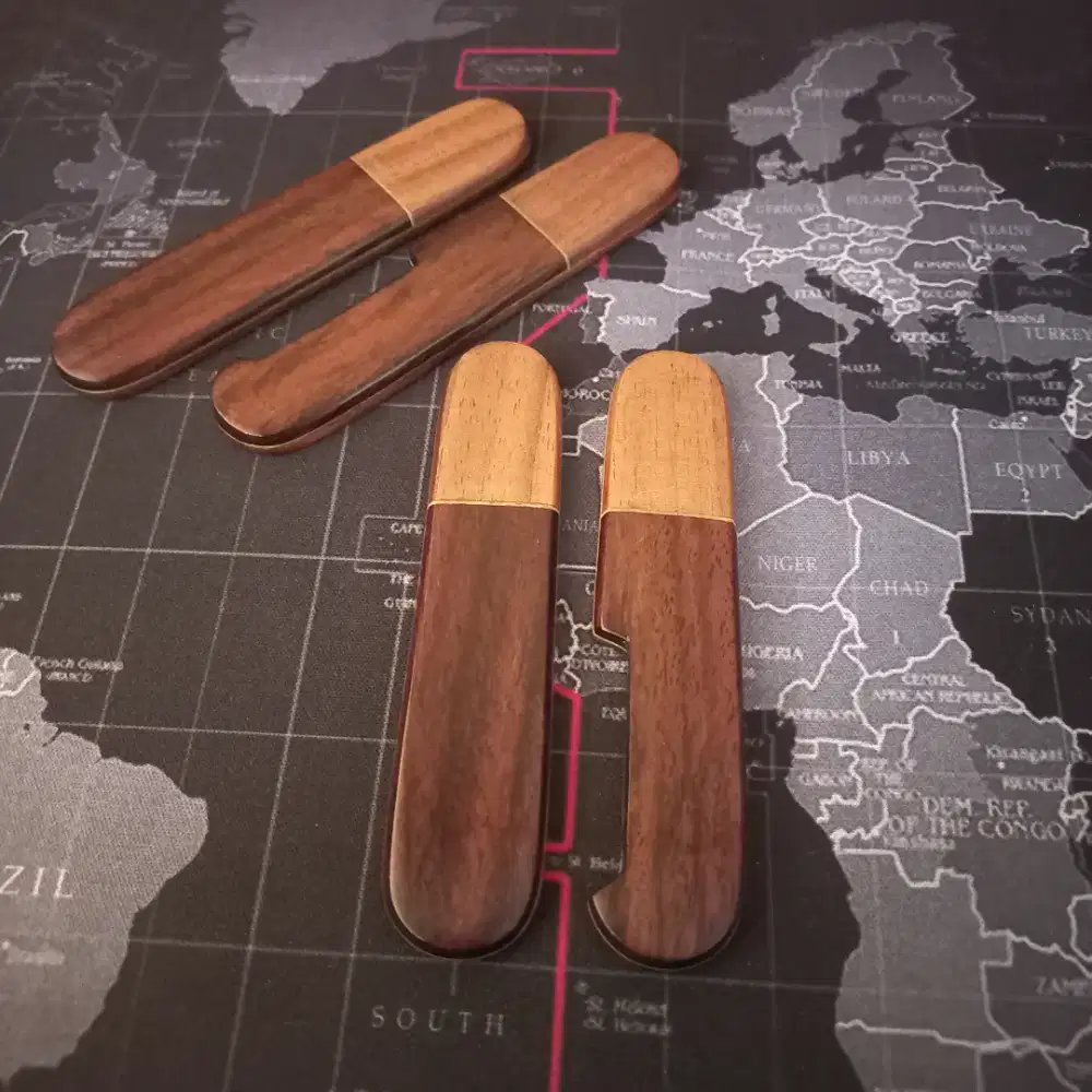 Handle/Scales Victorinox Pocket Knife Wood Custom