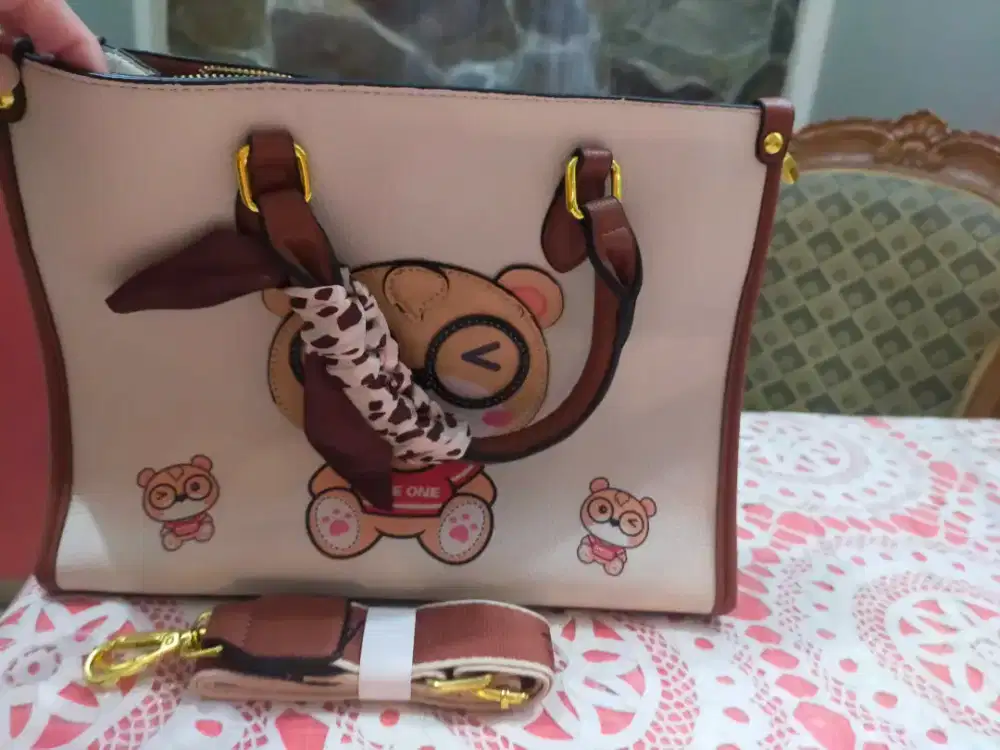 Tas Panda Brown
