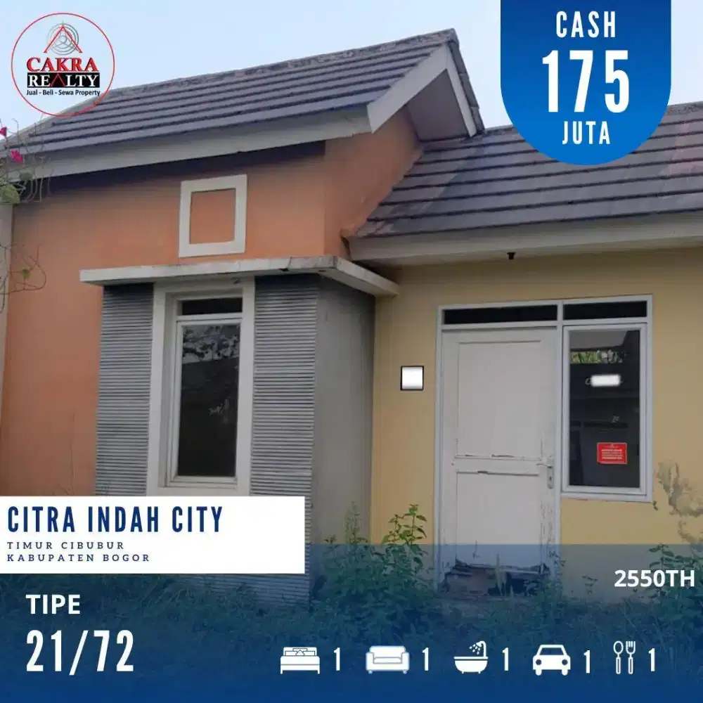 Rumah Murah 21/72 di Citra Indah City