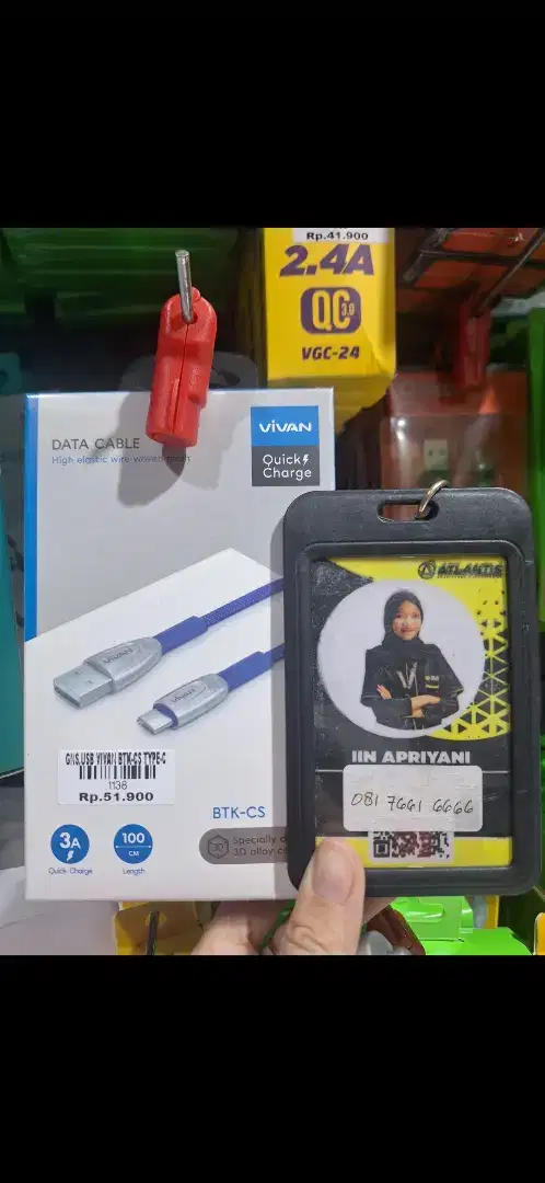 USB VIVAN BTK-CS TYPE C ATLANTIS DAHSYAT!!