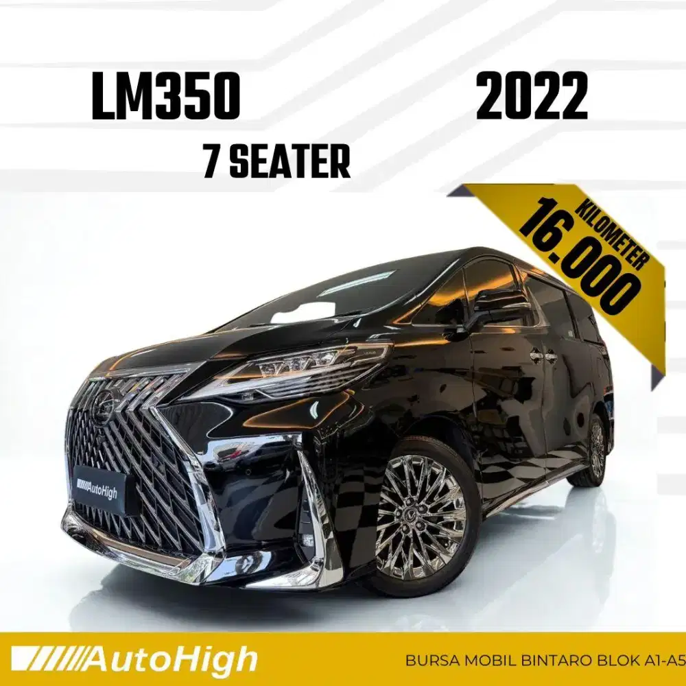 DP10% [Km16.000] LM350 7Seater 2022 Black / LM 350 Reg 2023 #AUTOHIGH
