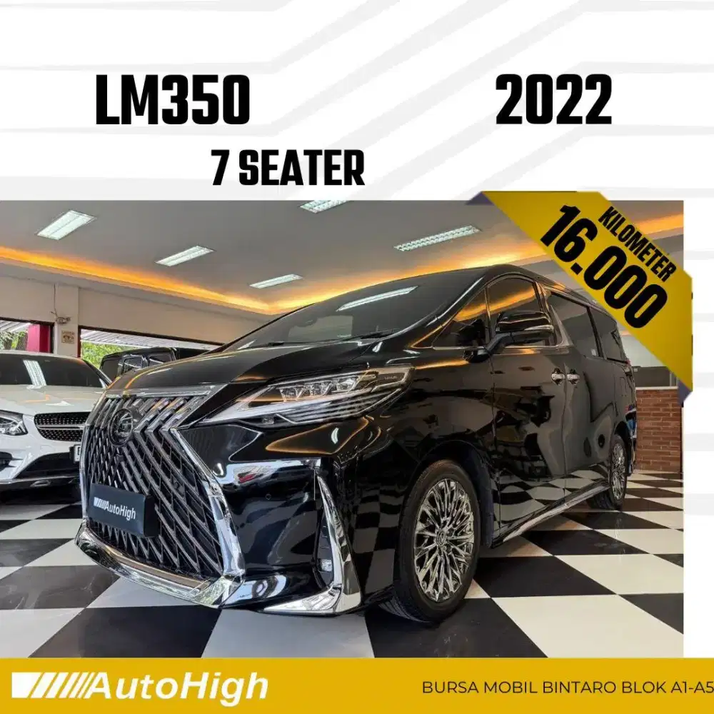 DP10% [Km16.000] LM350 7Seater 2022 Black / LM 350 Reg 2021 #AUTOHIGH