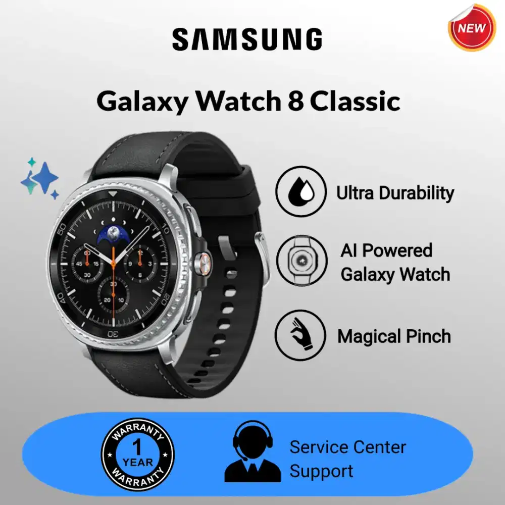 Samsung Galaxy Watch 8 Classic Garansi 1th