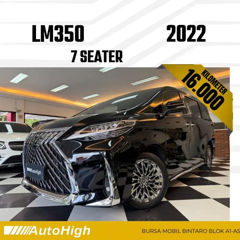 DP10% [Km16.000] LM350 7Seater 2022 Black / LM 350 Reg 2021 #AUTOHIGH