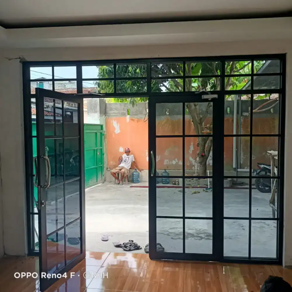 Kusen aluminium rolling door folding gate