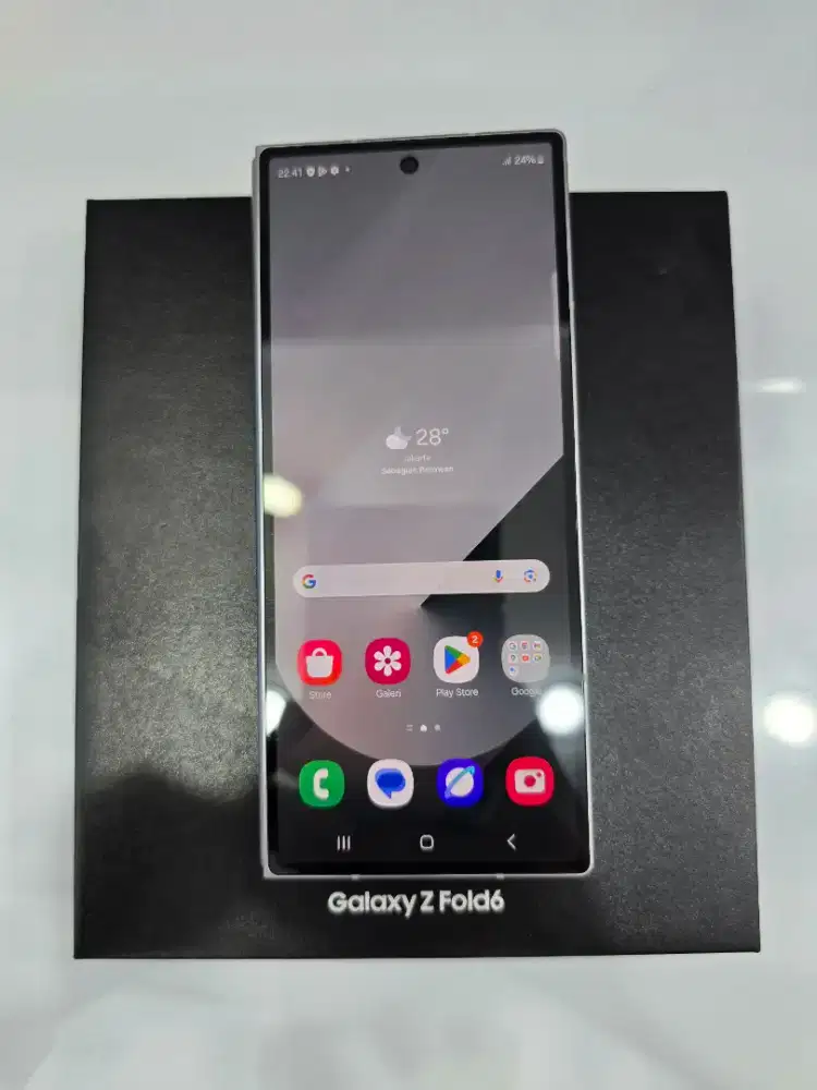 Samsung Z Fold 6 5G 12/512Gb Silver Garansi resmi SEIN 6bln -MasterCom