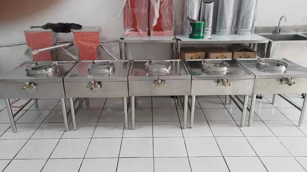 Meja Kompor 1 Tungku High Pressure Uk.60x60xT.60 cm