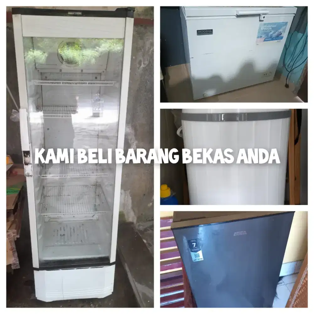 Jual Beli Elektronik bekas Kulkas, Freezer, Showcase, AC dan lainnya
