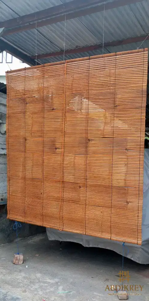 Tirai Bambu Custom Bandung – Adem, Tahan Hujan!