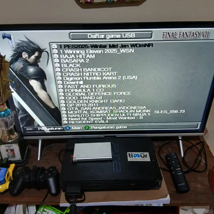 Ps 2 fat Hardisk full game 2 stick