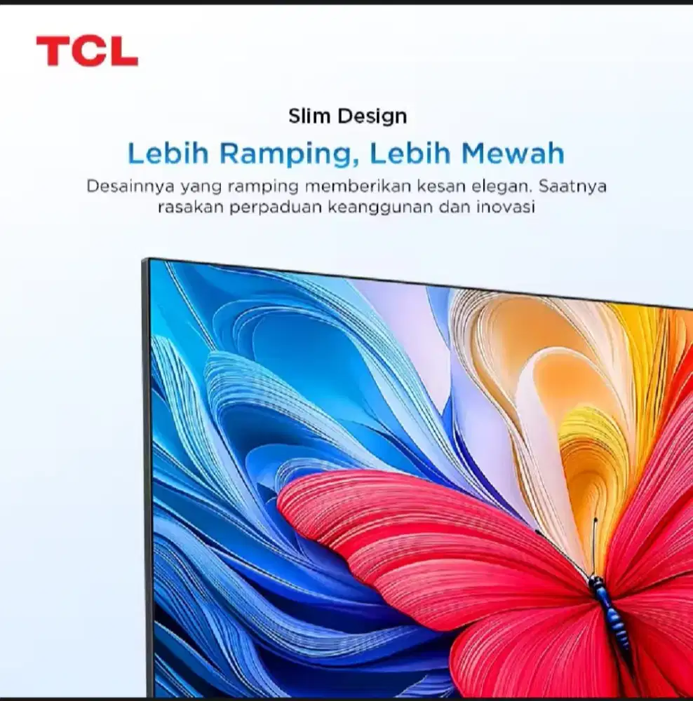 Qled TCL 32 Smart GoogleTV BARU Netflix YouTube Digital HDR Garansi