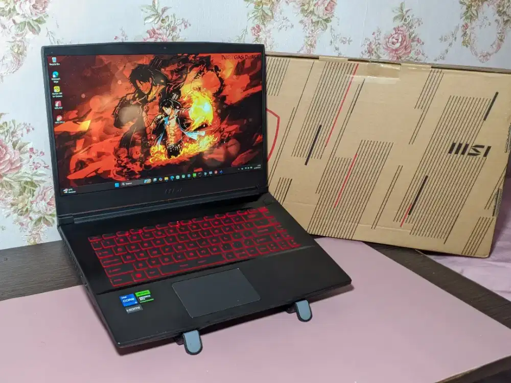 Msi Thin Gf63 12Uc Nvidia RTX 3050 i5 Gen12 12450H 8/512 FHD