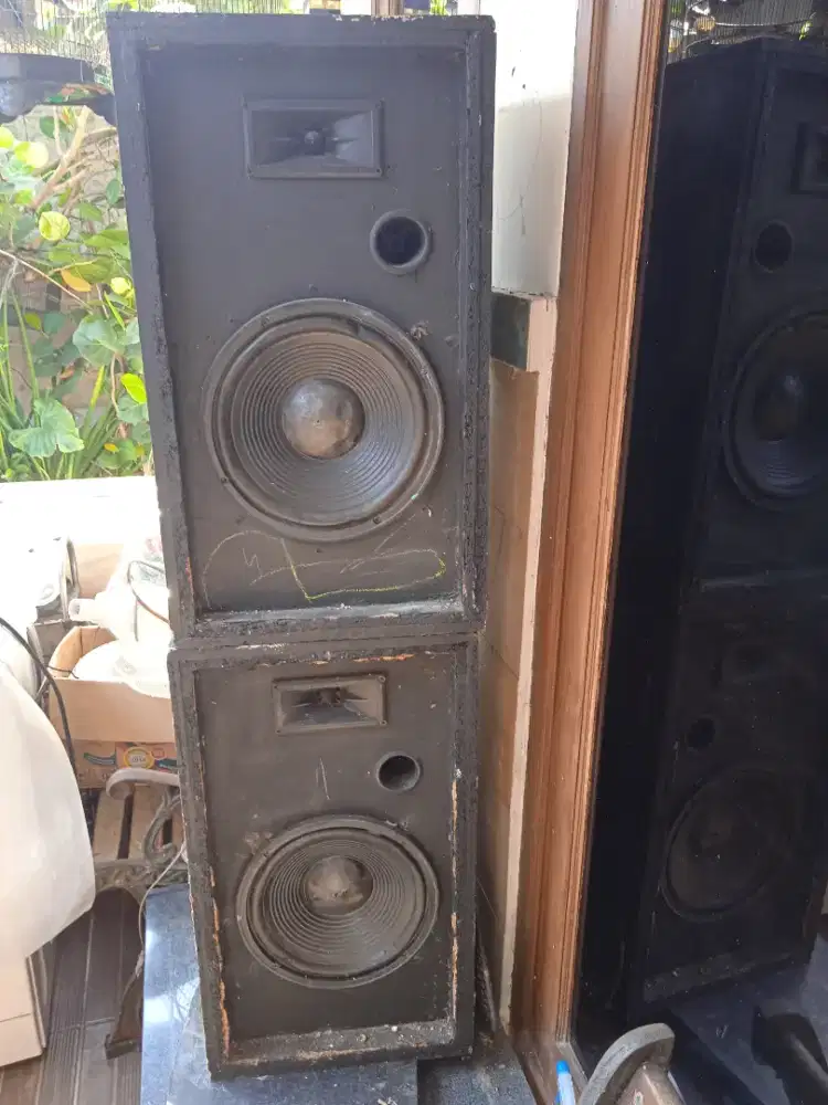 Sepasang speaker 10,inci,,merk tango 350 watt,