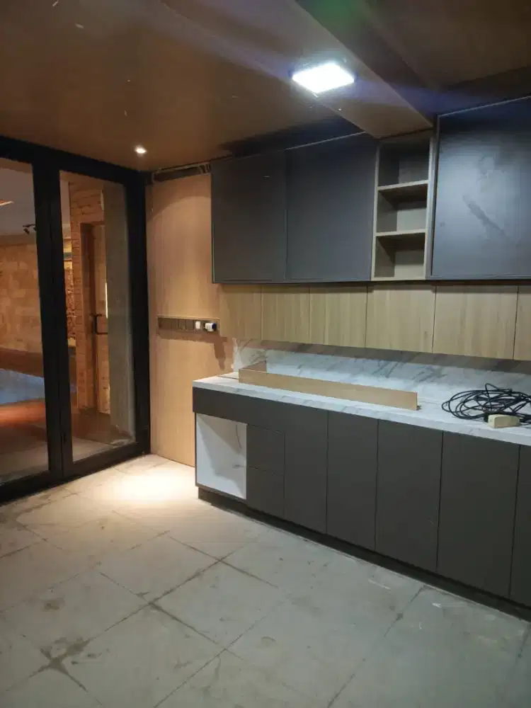 Kitchen set backdrop TV kamarset murah