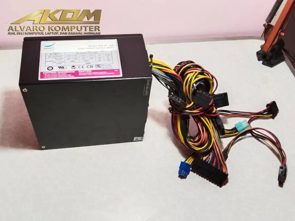 Power Supply Agile 600w model EP-600 PSU Pure 600watt