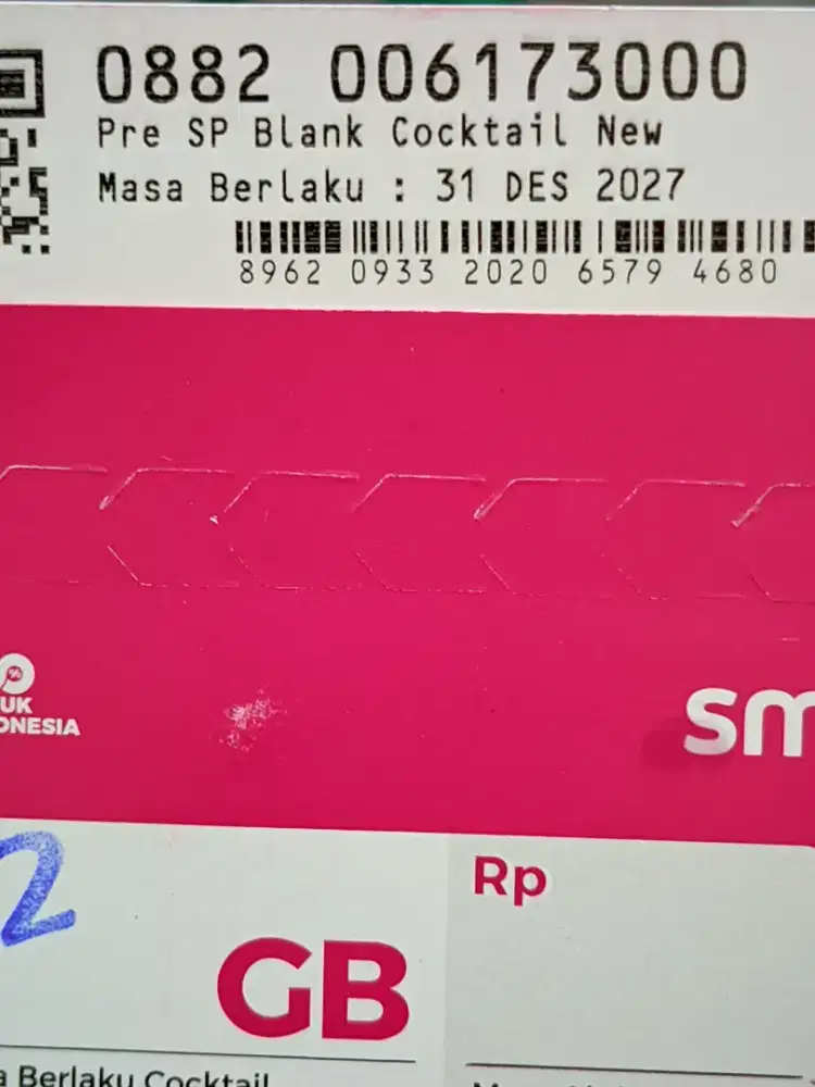 Nomer Cantik Smartfren